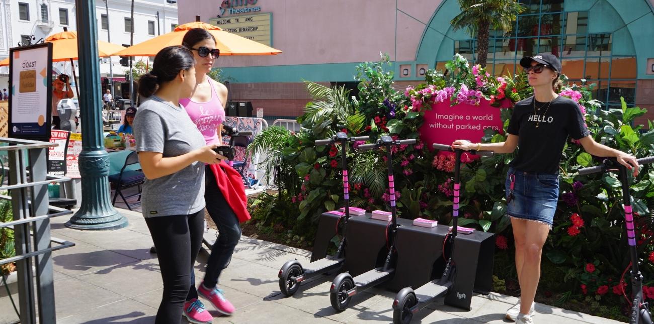 Downtown Santa Monica welcomes you to Park(ing) Day